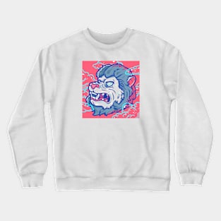 Lion in Clouds Crewneck Sweatshirt